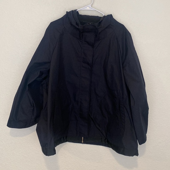 Marina Rinaldi Hooded Zip Up Jacket Black - Picture 7 of 13